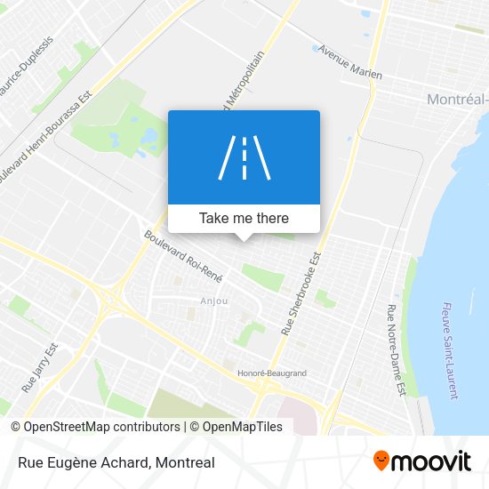 Rue Eugène Achard map