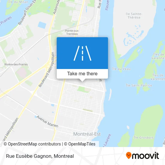 Rue Eusèbe Gagnon map