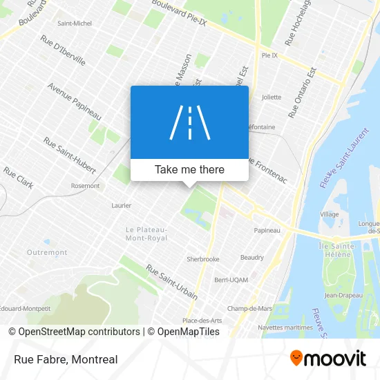 Rue Fabre map
