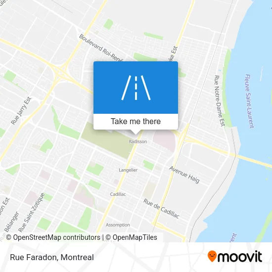 Rue Faradon map