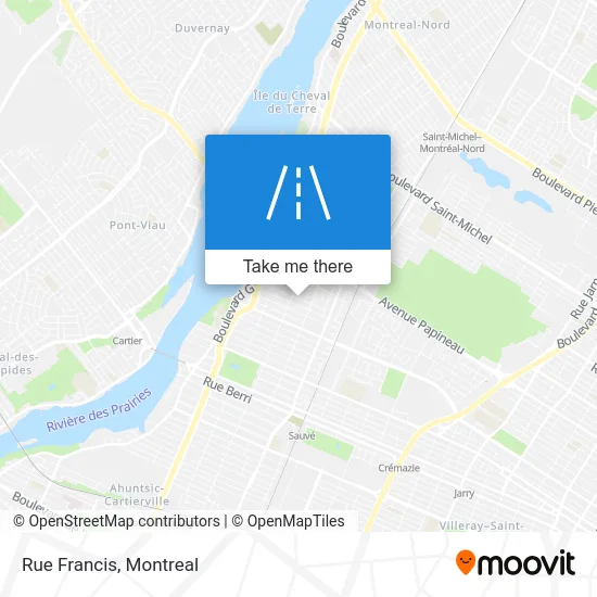 Rue Francis map