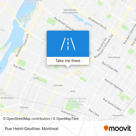 Rue Henri-Gauthier map