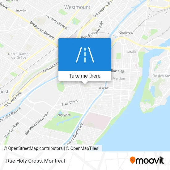 Rue Holy Cross map