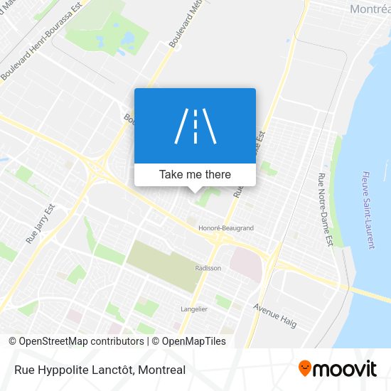 Rue Hyppolite Lanctôt map