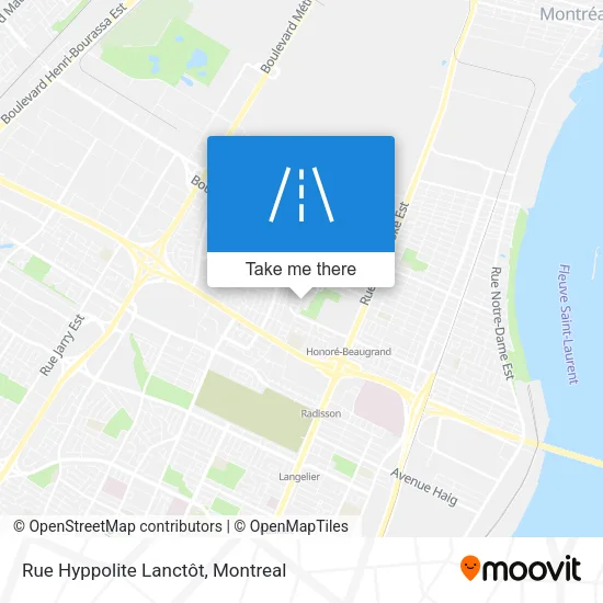 Rue Hyppolite Lanctôt map