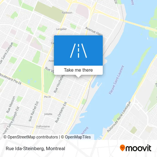 Rue Ida-Steinberg map
