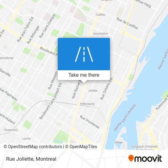 Rue Joliette map