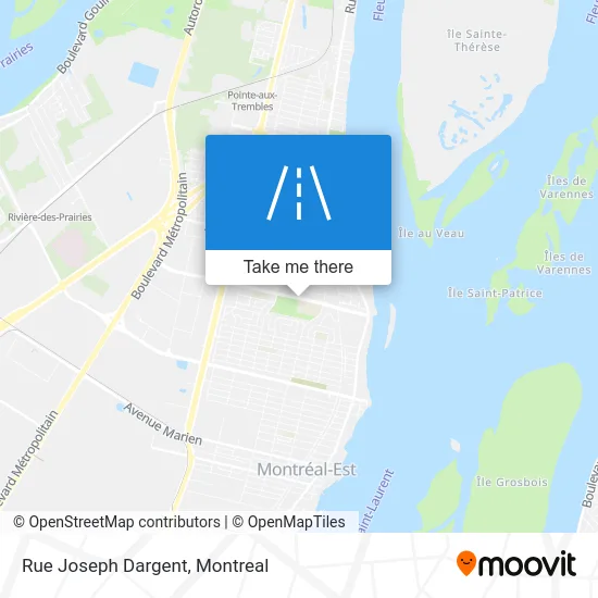 Rue Joseph Dargent map