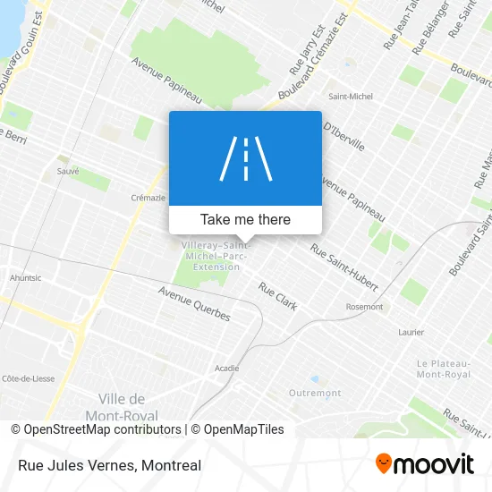 Rue Jules Vernes map