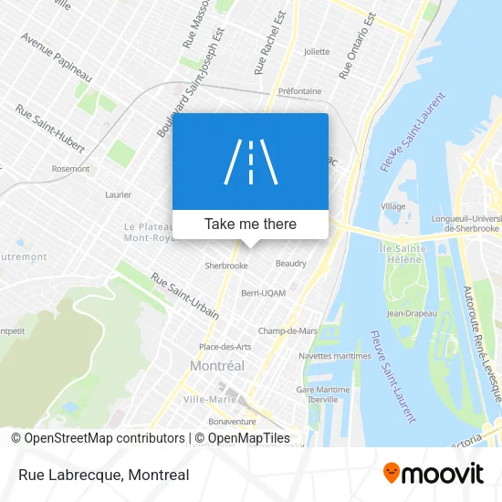 Rue Labrecque map