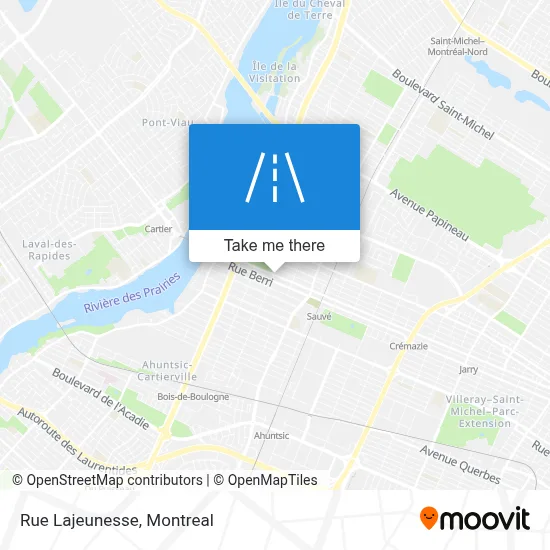 Rue Lajeunesse map