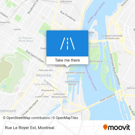 Rue Le Royer Est map