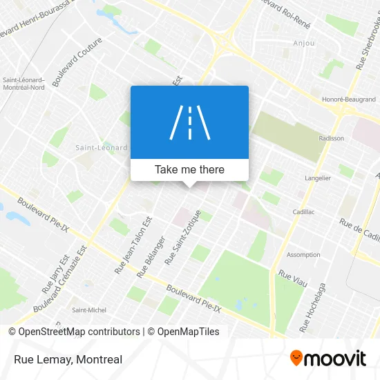 Rue Lemay map