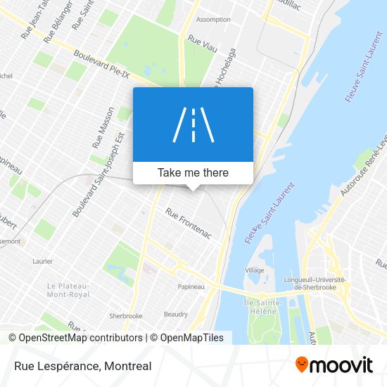 Rue Lespérance map