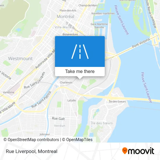 Rue Liverpool map