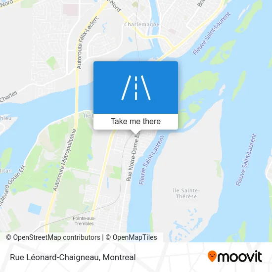 Rue Léonard-Chaigneau map