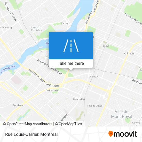 Rue Louis-Carrier map