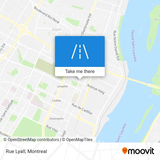 Rue Lyall map