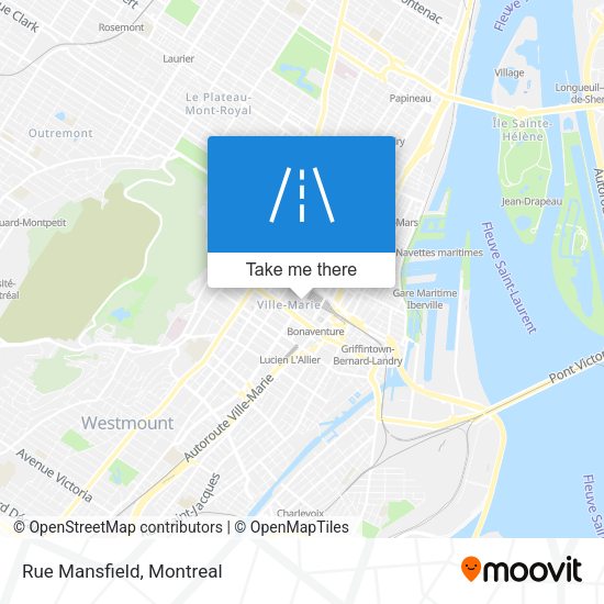 Rue Mansfield map