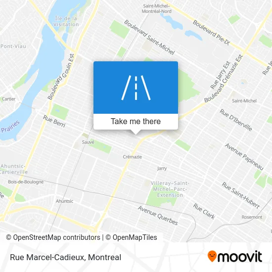 Rue Marcel-Cadieux map