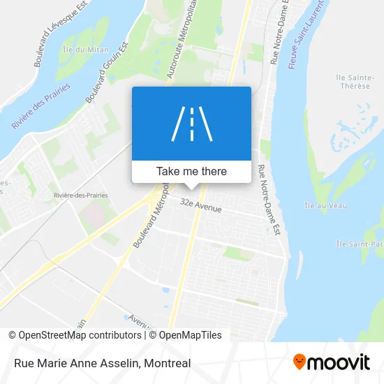 Rue Marie Anne Asselin map