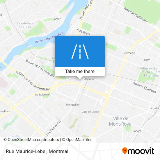 Rue Maurice-Lebel map