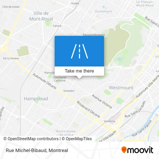 Rue Michel-Bibaud map