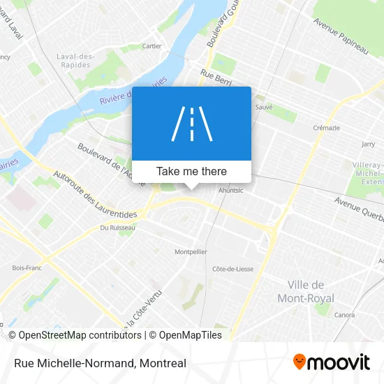Rue Michelle-Normand map