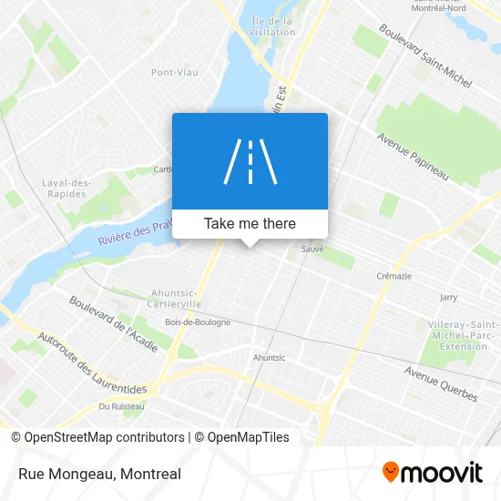 Rue Mongeau map