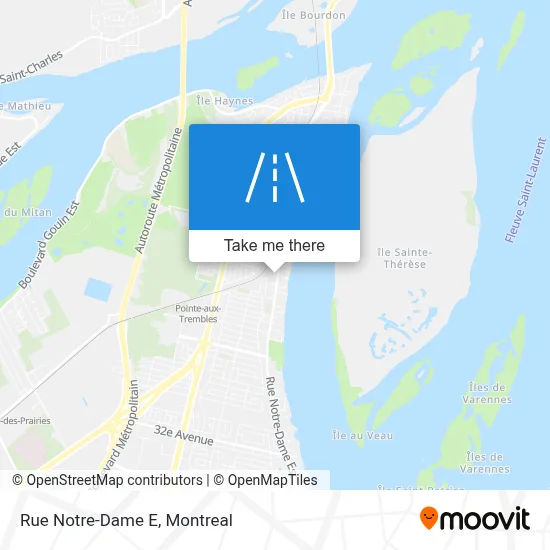 Rue Notre-Dame E map