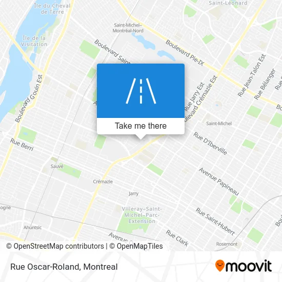 Rue Oscar-Roland map