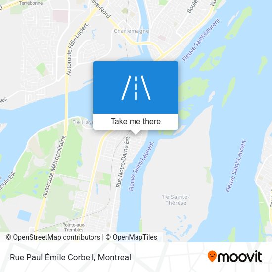 Rue Paul Émile Corbeil map