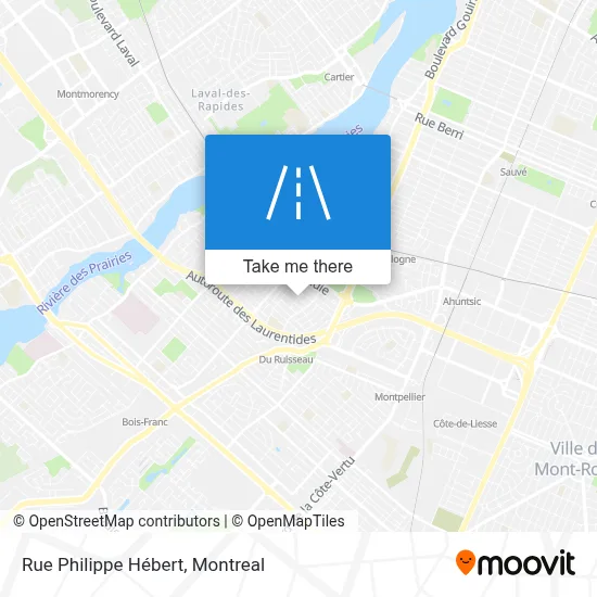 Rue Philippe Hébert map