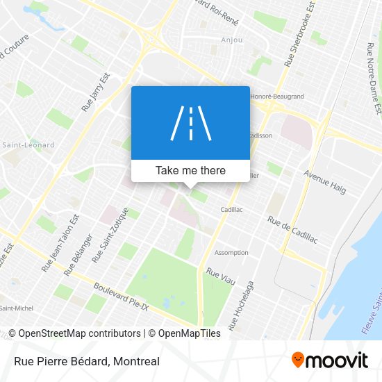 Rue Pierre Bédard map