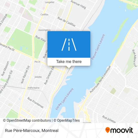 Rue Père-Marcoux map