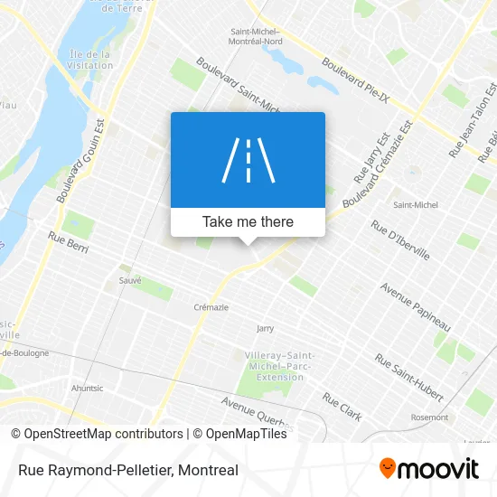 Rue Raymond-Pelletier map