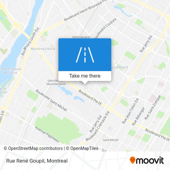 Rue René Goupil map