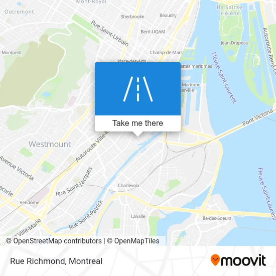 Rue Richmond map