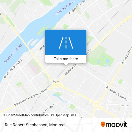 Rue Robert Stephenson map
