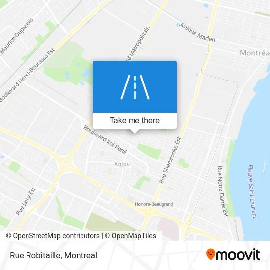 Rue Robitaille map