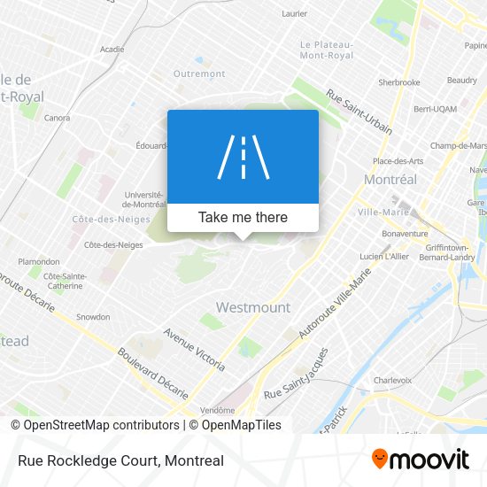 Rue Rockledge Court map