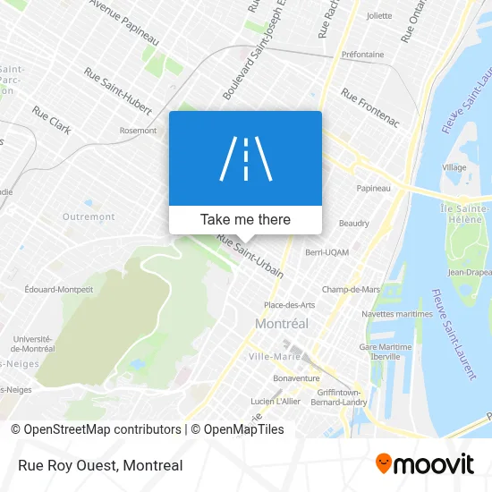 Rue Roy Ouest map