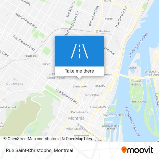 Rue Saint-Christophe map