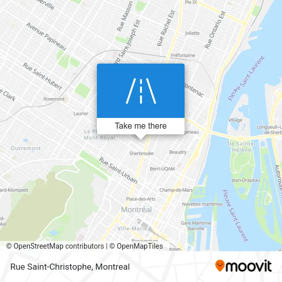 Rue Saint-Christophe map