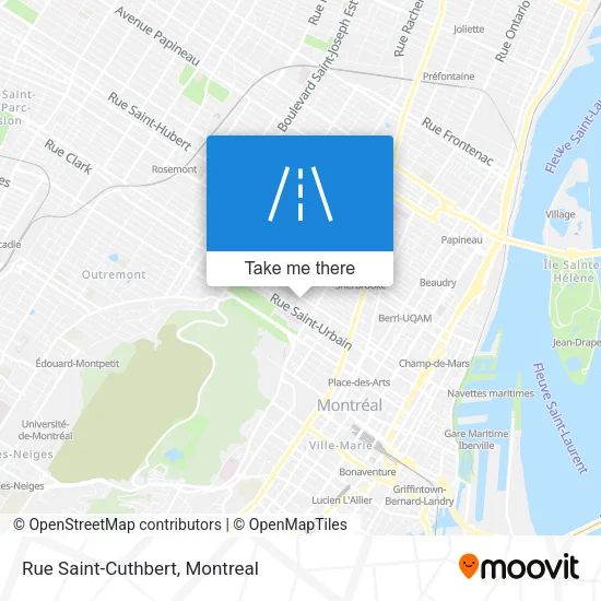 Rue Saint-Cuthbert map