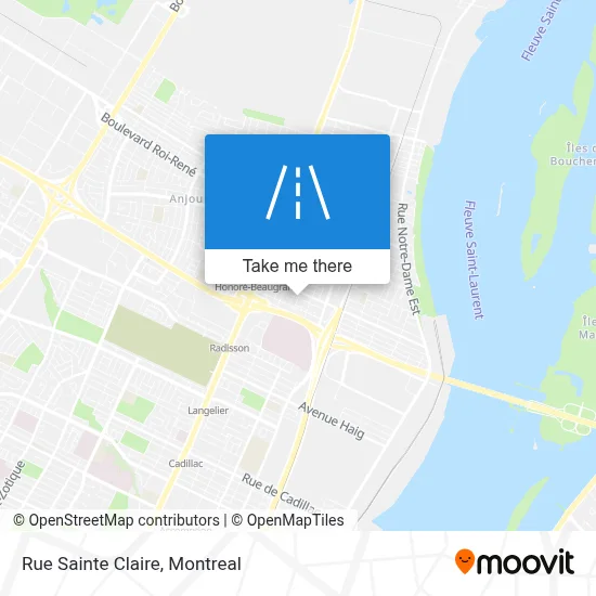 Rue Sainte Claire map