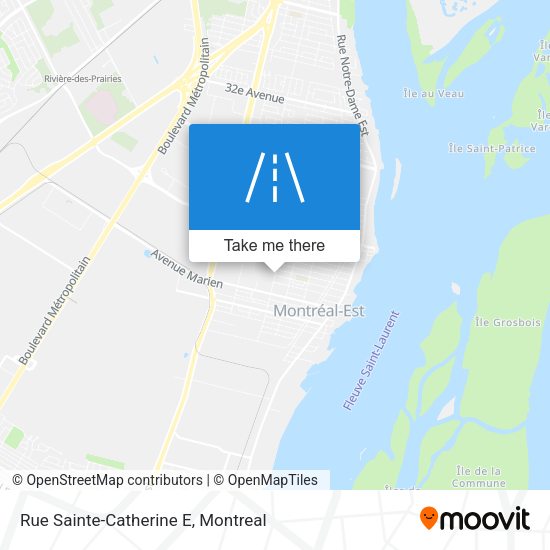 Rue Sainte-Catherine E map