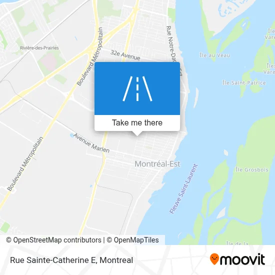 Rue Sainte-Catherine E map