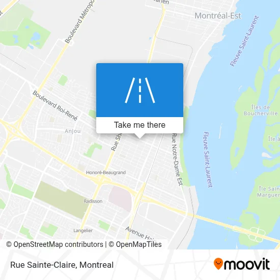 Rue Sainte-Claire map
