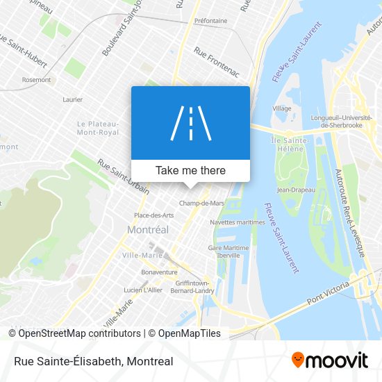 Rue Sainte-Élisabeth map